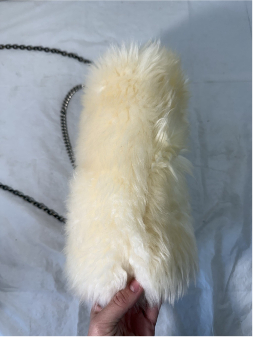 AUSTRALIA FLUFF MOMMA PURSE AND HANDMUFF crossbody shoulder bag - Picture 6 of 14